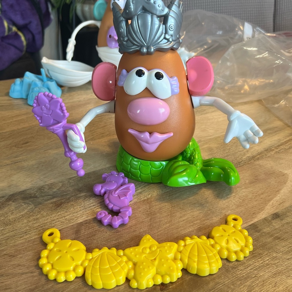 Mr. Potato Head Mermaid Dress-Up Toy - Brown & Pink